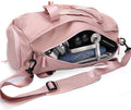 Sport Gym Bag for Women，Tote Travel Duffel Bag Overnight Workout Bag Weekender Bag Home & Garden > Household Supplies > Storage & Organization HYC00 1-Pink  