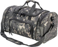 Military Tactical Duffle Bag Gym Bag for Men Travel Sports Bag Outdoor Small Duffel Bag Home & Garden > Household Supplies > Storage & Organization XWLSPORT Black multicam  