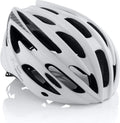Team Obsidian Airflow Adult Bike Helmet - Lightweight Helmets for Adults with Reinforcing Skeleton - Unisex Bicycle Helmets for Women and Men - Comfortable and Breathable Cycling Mountain Bike Helmet Sporting Goods > Outdoor Recreation > Cycling > Cycling Apparel & Accessories > Bicycle Helmets TeamObsidian White L/XL 61cm-65cm 