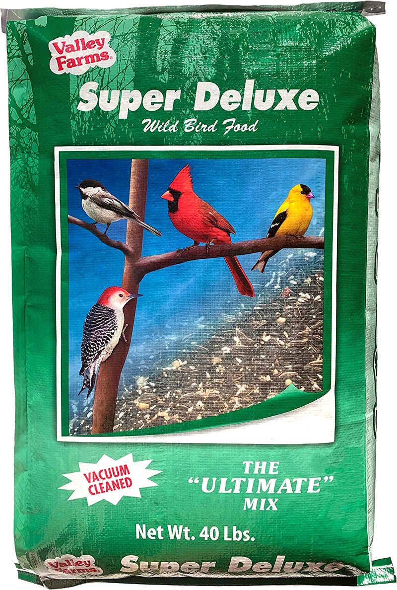 Valley Farms Super Deluxe Wild Bird Food - the Ultimate Wild Bird Seed Mix (15 LBS) Animals & Pet Supplies > Pet Supplies > Bird Supplies > Bird Food Truffa Seed Co Inc 40 Pound (Pack of 1)  