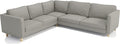 The Heavy Duty Polyester Karlstad Corner Sofa Cover ( 2+3 / 3+2 ) Replacement, Is Custom Made Compatible for IKEA Karlstad Sectional Slipcover Replacement (Light Gray Polyester Sectional) Home & Garden > Decor > Chair & Sofa Cushions Sofa Renewal Light Gray Polyester Sectional  