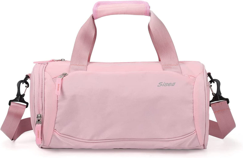 Sport Gym Bag for Women，Tote Travel Duffel Bag Overnight Workout Bag Weekender Bag Home & Garden > Household Supplies > Storage & Organization HYC00 6-Pink  
