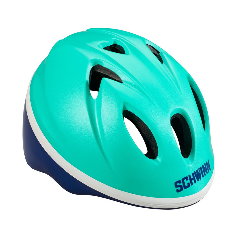 Schwinn Kids Bike Helmet Classic Design, Toddler and Infant Sizes, Multiple Colors Sporting Goods > Outdoor Recreation > Cycling > Cycling Apparel & Accessories > Bicycle Helmets Schwinn Teal Infant 