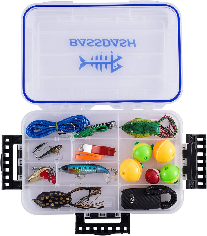 BASSDASH 3600 3670 3700 Tackle Storage Waterproof Utility Tackle Boxes Fishing Lure Tray with Adjustable Dividers Sporting Goods > Outdoor Recreation > Fishing > Fishing Tackle Bassdash   