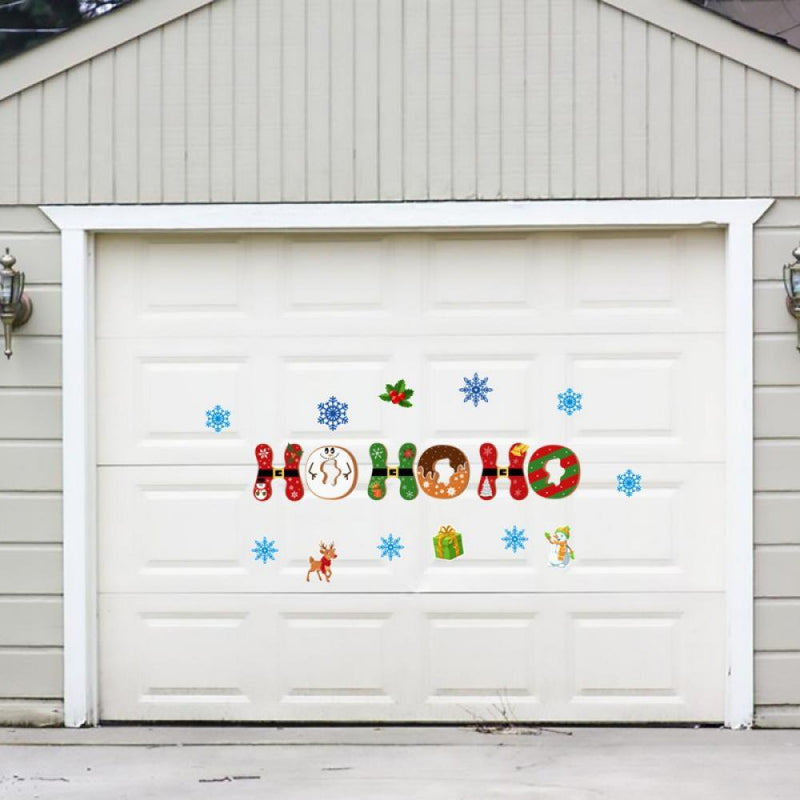 Merry Christmas Garage Door Magnets, Reusable Christmas Garage Door Decorations Set for Window Xmas Holiday Party Decor Supplies Home Home & Garden > Decor > Seasonal & Holiday Decorations& Garden > Decor > Seasonal & Holiday Decorations 704352463 Type D  