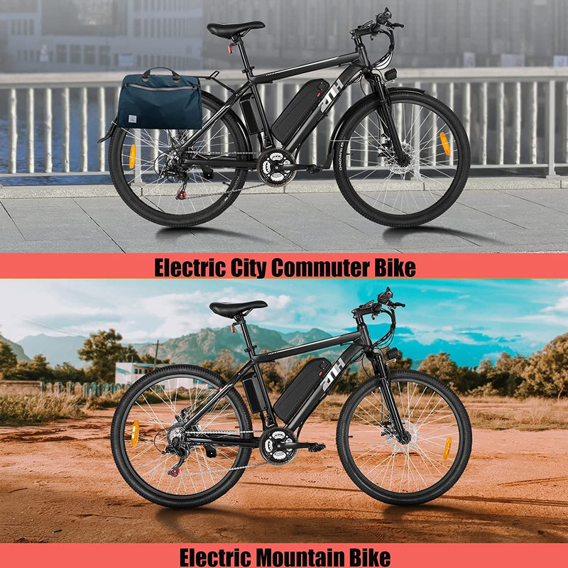 ZNH Electric Bike, 26'' E Bike for Adults 350W Electric Commuter Bike/Mountain Bike, Adult Ebike with Removable 36V/10AH Battery UL Certified, Electric City Bicycles for Adult/Shimano 21-Speed Sporting Goods > Outdoor Recreation > Cycling > Bicycles ZNH   