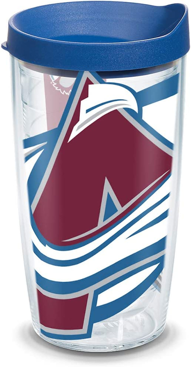 Tervis Made in USA Double Walled NHL Colorado Avalanche Insulated Tumbler Cup Keeps Drinks Cold & Hot, 24Oz, Colossal