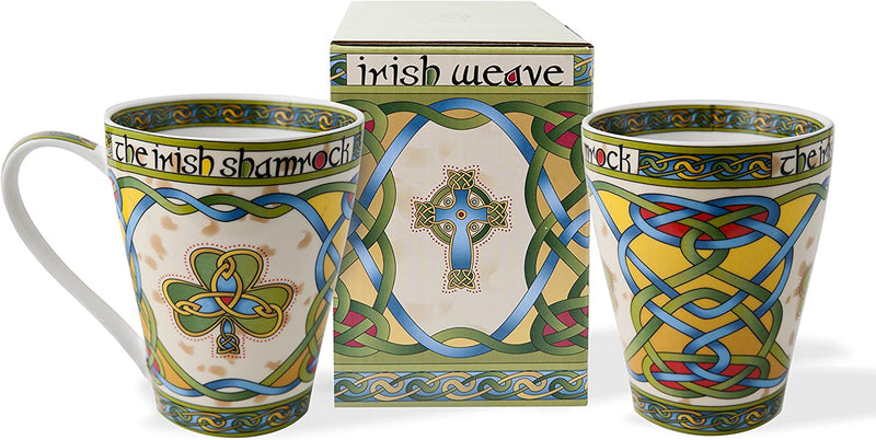 Royal Tara Irish Shamrock Mug - Irish Weave (Set of 2) Home & Garden > Kitchen & Dining > Barware Royal Tara   