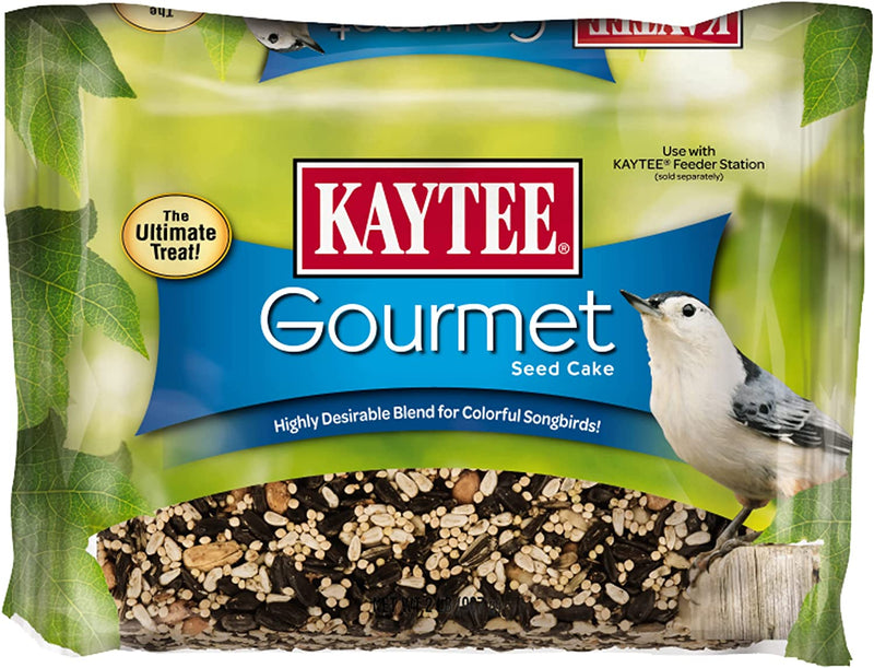 Kaytee Wild Bird Seed & Mealworm Seed Cake Food for Bluebirds, Chickadees, Woodpeckers and More, 1.4 Pound Animals & Pet Supplies > Pet Supplies > Bird Supplies > Bird Food Central Garden & Pet Gourmet  