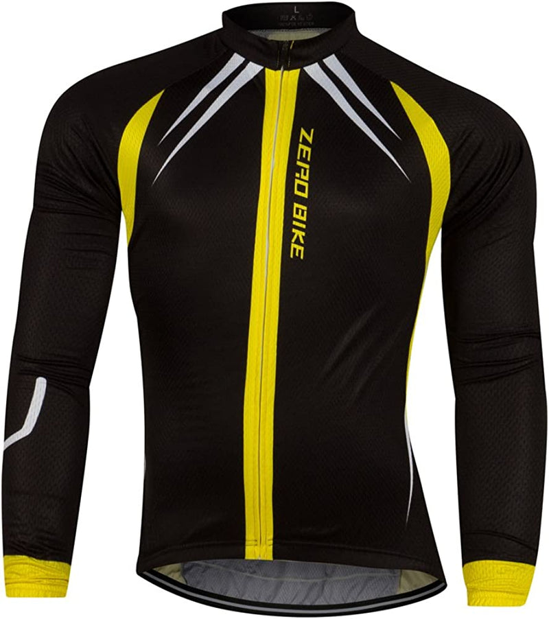 ZEROBIKE Men'S Breathable Long Sleeve Cycling Jersey Fast Drying Mesh Cycling Cloting Road Mountain Biking Breathable Vest Sporting Goods > Outdoor Recreation > Cycling > Cycling Apparel & Accessories ZEROBIKE Type 7 Large 