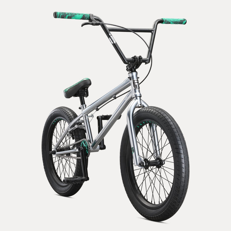 Mongoose Legion Freestyle Adult BMX Bike, Advanced Riders, Steel Frame, 20 Inch Wheels, Mens and Womens Sporting Goods > Outdoor Recreation > Cycling > Bicycles Pacific Cycle, Inc. Silver L500 20-Inch Wheels