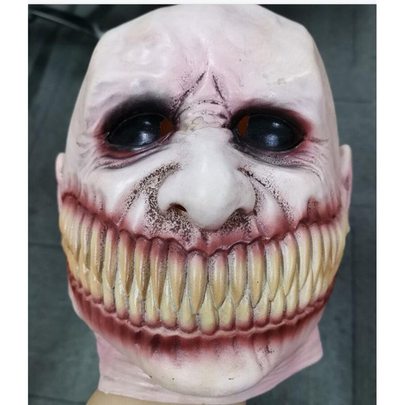 Imestou Pull Back Toy Mask Halloween Creepy Wrinkle Face Mask Latex Cosplay Party Props Apparel & Accessories > Costumes & Accessories > Masks iMESTOU   