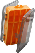 Toasis Two Sided Plastic Box Fishing Lure Storage Container Organizer Small Fishing Tackle Box Sporting Goods > Outdoor Recreation > Fishing > Fishing Tackle Beihai Global Enterprise Co., Ltd Orange  