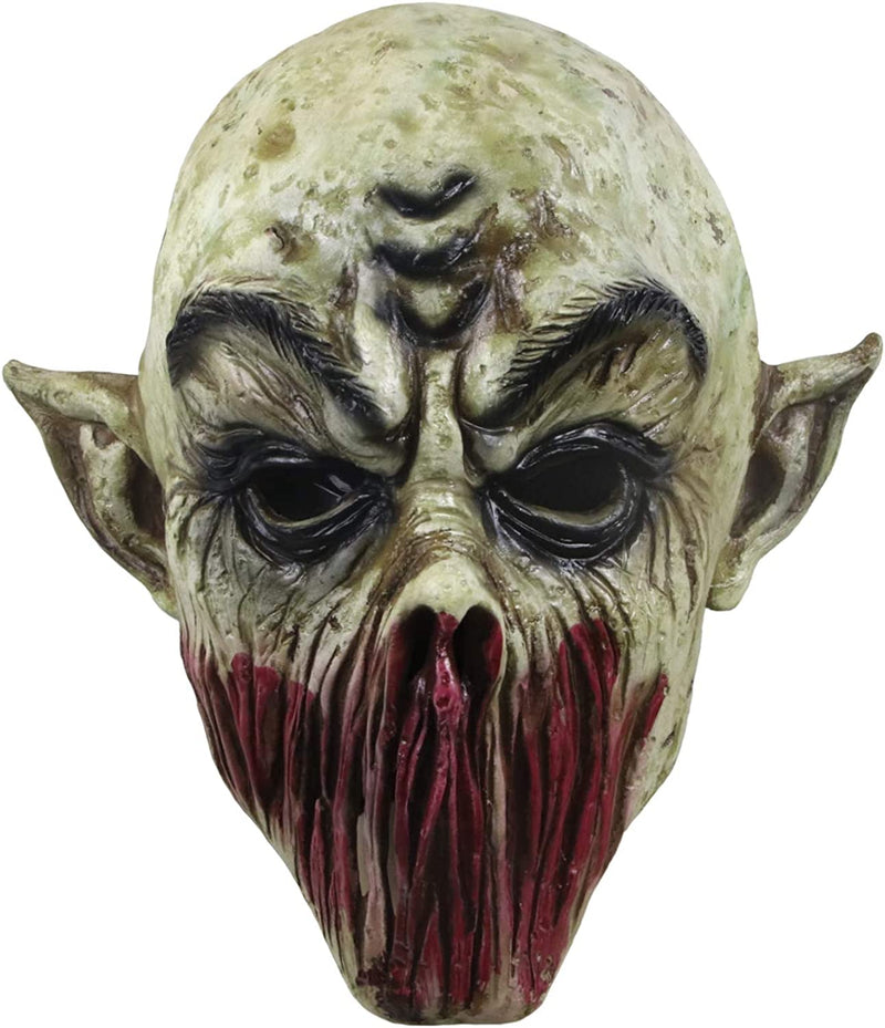 MOLEZU Vampire Mask Scary Dracula Monster Halloween Costume Party Horror Demon Zombie (Earthy Yellow)  MOLEZU Multicolor  