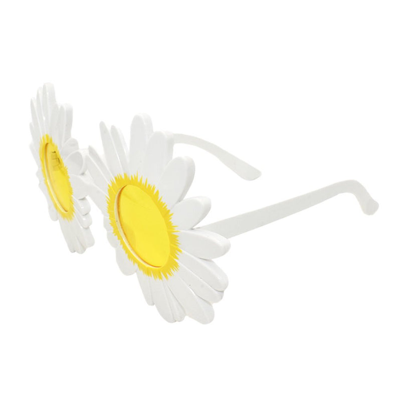 Hemoton Funny White Daisy Flower Costume Glasses Women Wedding Photo Booth Props Accessories Night Events Party Supplies Decoration Arts & Entertainment > Party & Celebration > Party Supplies Hemoton   