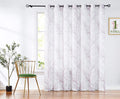 FMFUNCTEX Extra-Wide Patio Door Curtain 100 Inches Width by 96Inch Length Tree Print Not See through Linen Textured Semi Sheer Curtain Green-Gray Branch Sliding Door Panel 1 Pc 8Ft Home & Garden > Decor > Window Treatments > Curtains & Drapes Fmfunctex Lilac 100" x 96"| 1 Panel 