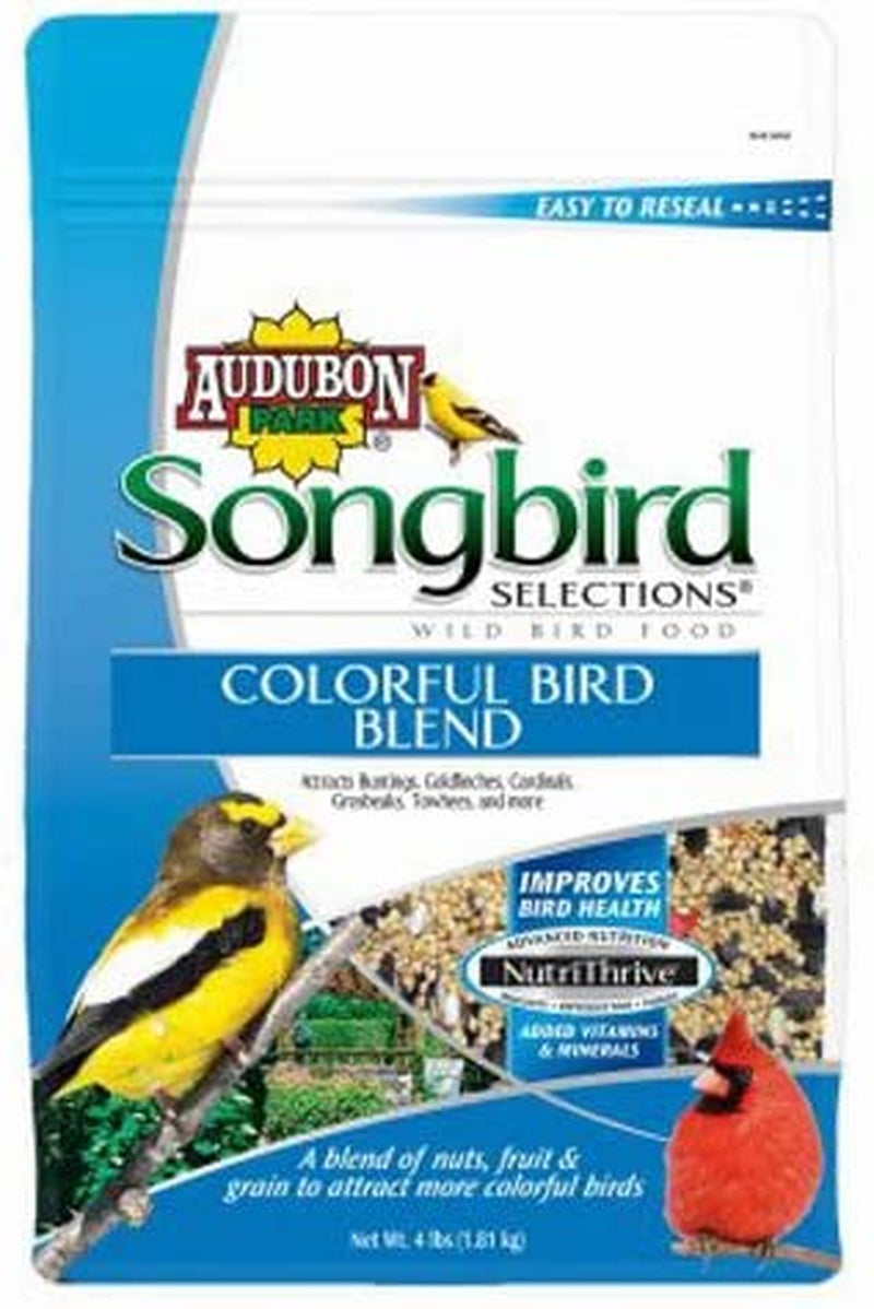 Audubon Park Songbird Selections 11980 Multi Wild Bird Food with Fruits and Nuts, 15 Lb Animals & Pet Supplies > Pet Supplies > Bird Supplies > Bird Food Scotts 4-Pound  