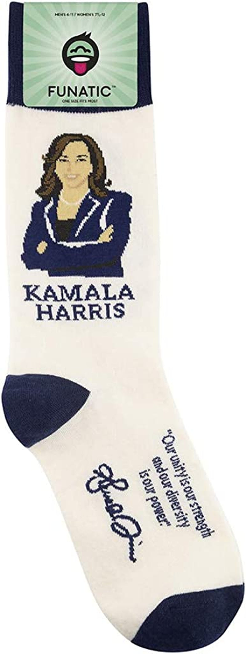 President and History Quote Socks - Gifts for Men, Women, Teens - Trump, Biden, Fauci, Obama, Bush, RBG, Harris, Clinton Sporting Goods > Outdoor Recreation > Winter Sports & Activities FUNATIC   