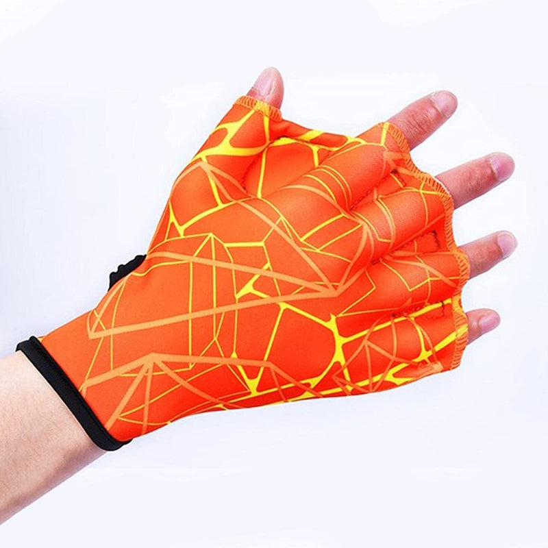 Colcolo 1 Paar Webbed Swimming Gloves for Surfing, Snorkeling, Diving Hand Fin for Men and Women, for Water Aerobics Resistance Training Sporting Goods > Outdoor Recreation > Boating & Water Sports > Swimming > Swim Gloves Colcolo   