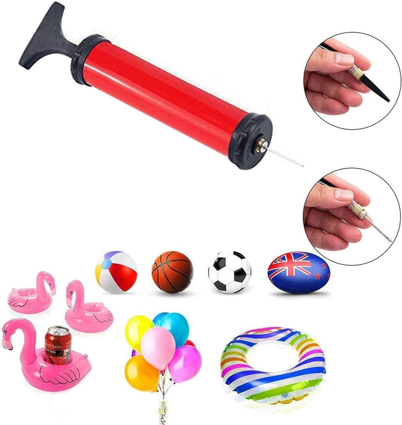 HDNNC Pro Sports Ball Tool, Ball Pump Air Pump with Inflation Needle Nozzles and Rubber Hose - Accurate Inflation - Basketball - Football - Swim Ring - Balloon Sporting Goods > Outdoor Recreation > Winter Sports & Activities HDNNC   