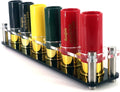 HUNTPRO 12 Gauge Shotgun Shell Shot Glass Set of 6 Multi Color Shot Glasses with Acrylic Tray Holder Gift Box Blessing Cards, Cool Novelty Funny Gift Set Bar Party Decoration for Men Hunter Shooter Home & Garden > Kitchen & Dining > Barware HUNTPAL 2 Red + 2 Black + Green + Yellow 1x6 Tray 