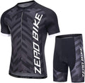 ZEROBIKE Men'S Short Sleeve Cycling Jersey Set Breathable Quick Dry 3D Padded Bicycle Shorts MTB Bike Clothing Sporting Goods > Outdoor Recreation > Cycling > Cycling Apparel & Accessories ZEROBIKE New Type 6 US-XL 