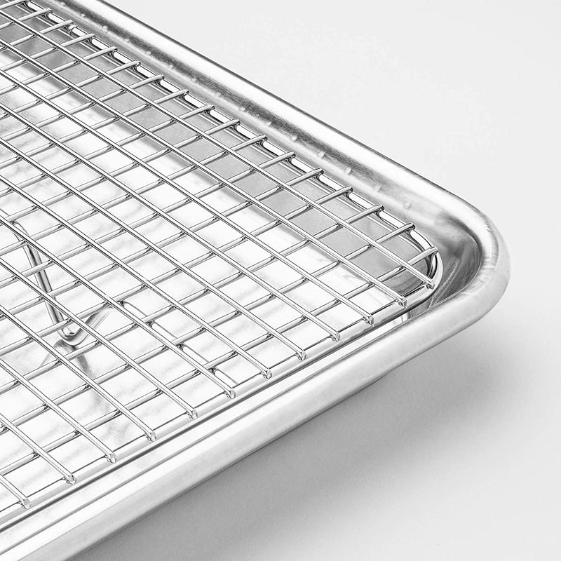 Last Confection Stainless Steel Baking & Cooling Rack - 12" X 17" (Fits Half Sheet Pan) - Cookie Baker'S Oven Wire Rack Home & Garden > Kitchen & Dining > Cookware & Bakeware Last Confection   