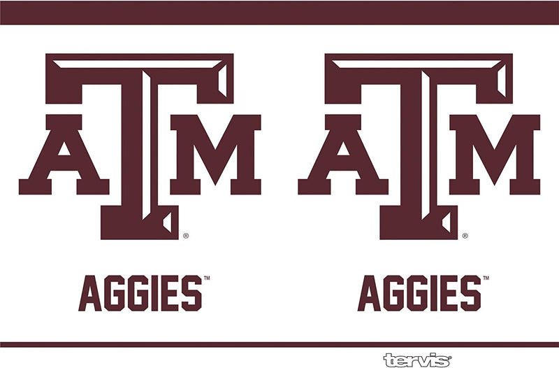 Tervis Triple Walled Texas A&M University Aggies Insulated Tumbler Cup Keeps Drinks Cold & Hot, 30Oz - Stainless Steel, Tradition Home & Garden > Kitchen & Dining > Tableware > Drinkware Tervis   
