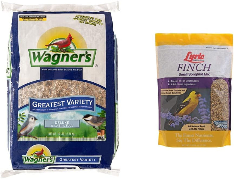 Wagner'S 62059 Greatest Variety Blend Wild Bird Food, 16-Pound Bag Animals & Pet Supplies > Pet Supplies > Bird Supplies > Bird Food Wagner's Bird Food + Wild Bird Mix, 5 lb 16-Pound Bag 