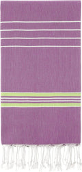 Cacala Turkish Beach Towels Quick Dry Prewashed for Soft Feel Extra Large Blanket Peshtemal for Bathroom, Travel, Pool, Swim, Yoga, Face, Hair and Gym Paradise, 37 in X 70 In, Aqua Home & Garden > Linens & Bedding > Towels Cacala Purple Pistachio 37 in x 70 in 