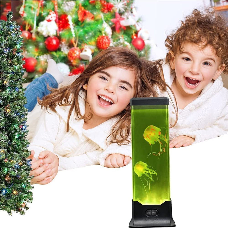CALOVER Gifts for Kids Men Women Friends Family Electric Jellyfish Tank Lava Night Light Lamp Home Office Room Decor for Christmas Holiday Birthday Party Home & Garden > Pool & Spa > Pool & Spa Accessories CALOVER   