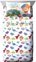Marvel Spidey and His Amazing Friends Team Spidey Twin Size Sheet Set - 3 Piece Set Super Soft and Cozy Kid’S Bedding - Fade Resistant Microfiber Sheets (Official Marvel Product) Home & Garden > Linens & Bedding > Bedding Jay Franco & Sons, Inc. White - Blippi Full 