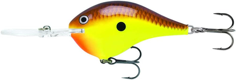 Rapala Rapala Dives to 06 Fishing Lure Sporting Goods > Outdoor Recreation > Fishing > Fishing Tackle > Fishing Baits & Lures Rapala Chartreuse Brown Size 6, 2 Inch 