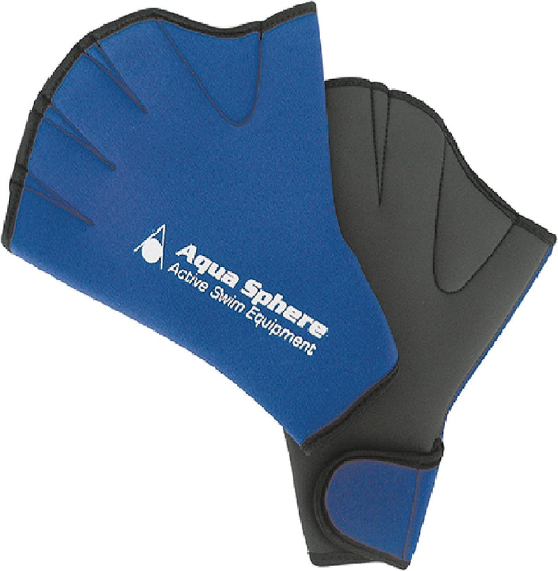 Aqua Sphere Fitness Swim Gloves Sporting Goods > Outdoor Recreation > Boating & Water Sports > Swimming > Swim Gloves Aqua Sphere Blue Small 