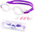 Fulllove Swimming Goggles, Swim Goggles for Adult Men Women Youth Kids Children, with Anti-Fog, Waterproof, Protection Lenses Home & Garden > Linens & Bedding > Bedding Fulllove 04.purple Grey  