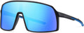 VSOLS Conjoined Big Frame Sunglasses Sports Sunglasses Riding Sunglasses (Color : Sunglasses 7, Eyewear Size : One Size) Sporting Goods > Outdoor Recreation > Cycling > Cycling Apparel & Accessories VSOLS Sunglasses 3 One Size 
