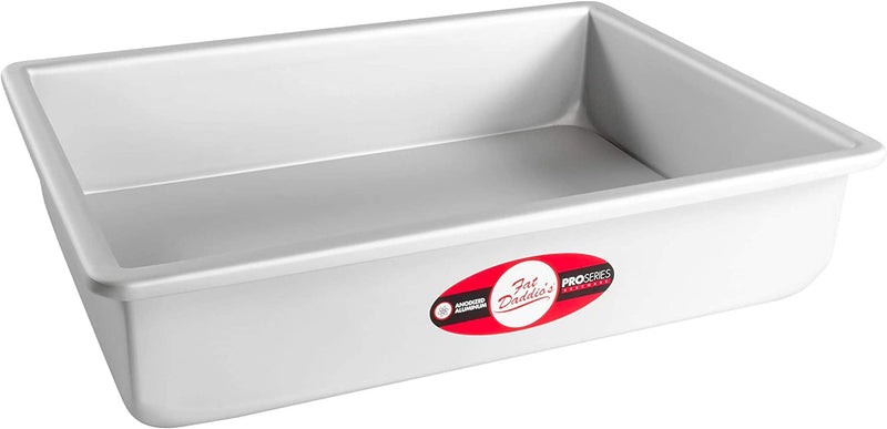 Fat Daddio'S Sheet Cheesecake Pan with Removable Bottom Anodized Aluminum, 9 X 13 X 3 Inch, Silver Home & Garden > Kitchen & Dining > Cookware & Bakeware Fat Daddio's   