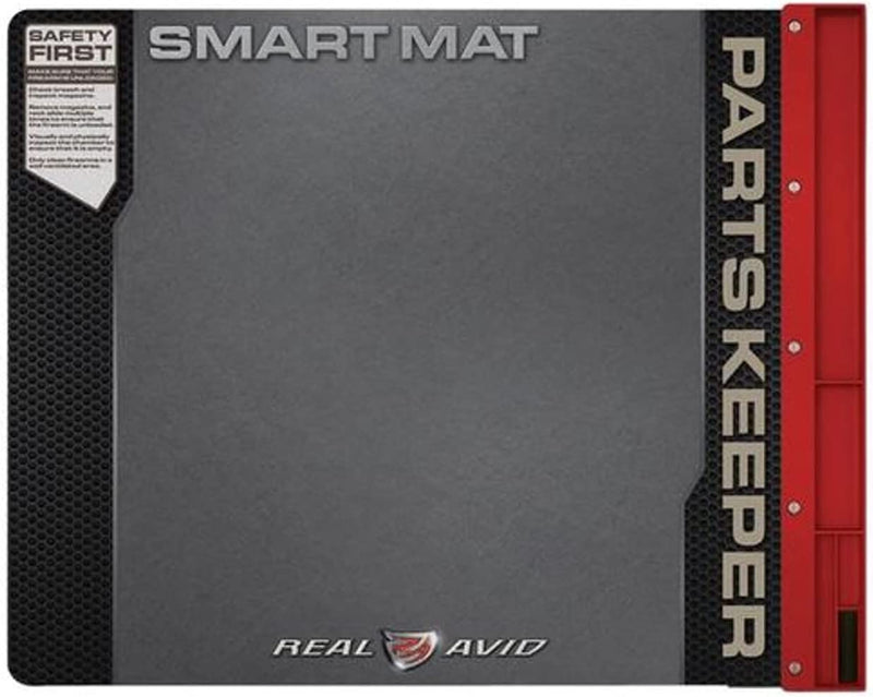 Real Avid Handgun Smart Mat - 19X16", Universal Pistol, Glock, 1911, and M&P (Select Your Style) Gun Cleaning Mat, Red Parts Tray Sporting Goods > Outdoor Recreation > Winter Sports & Activities Real Avid For All Handguns  