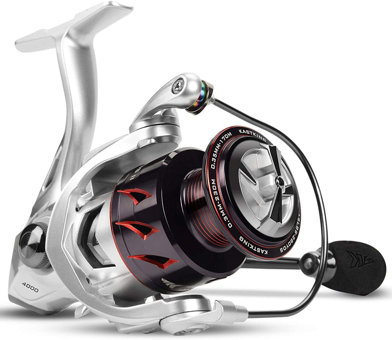 Kastking Spartacus II Fishing Reel - New Spinning Reel – Sealed Carbon Fiber 22Lbs Max Drag - 7+1 Stainless BB for Saltwater or Freshwater – Gladiator Inspired Design – Great Features Sporting Goods > Outdoor Recreation > Fishing > Fishing Reels Eposeidon   