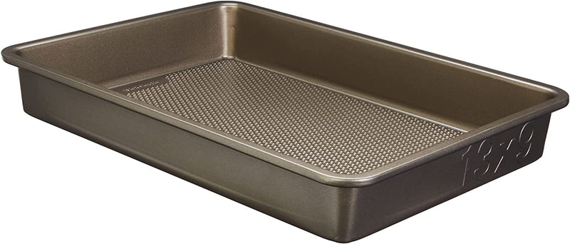 Goodcook Sweet Creations Textured Nonstick Large Cookie Baking Sheet, 17" X 11" X 1", Champagne Pewter Home & Garden > Kitchen & Dining > Cookware & Bakeware Bradshaw champagne pewter 13x9x2 Oblong 
