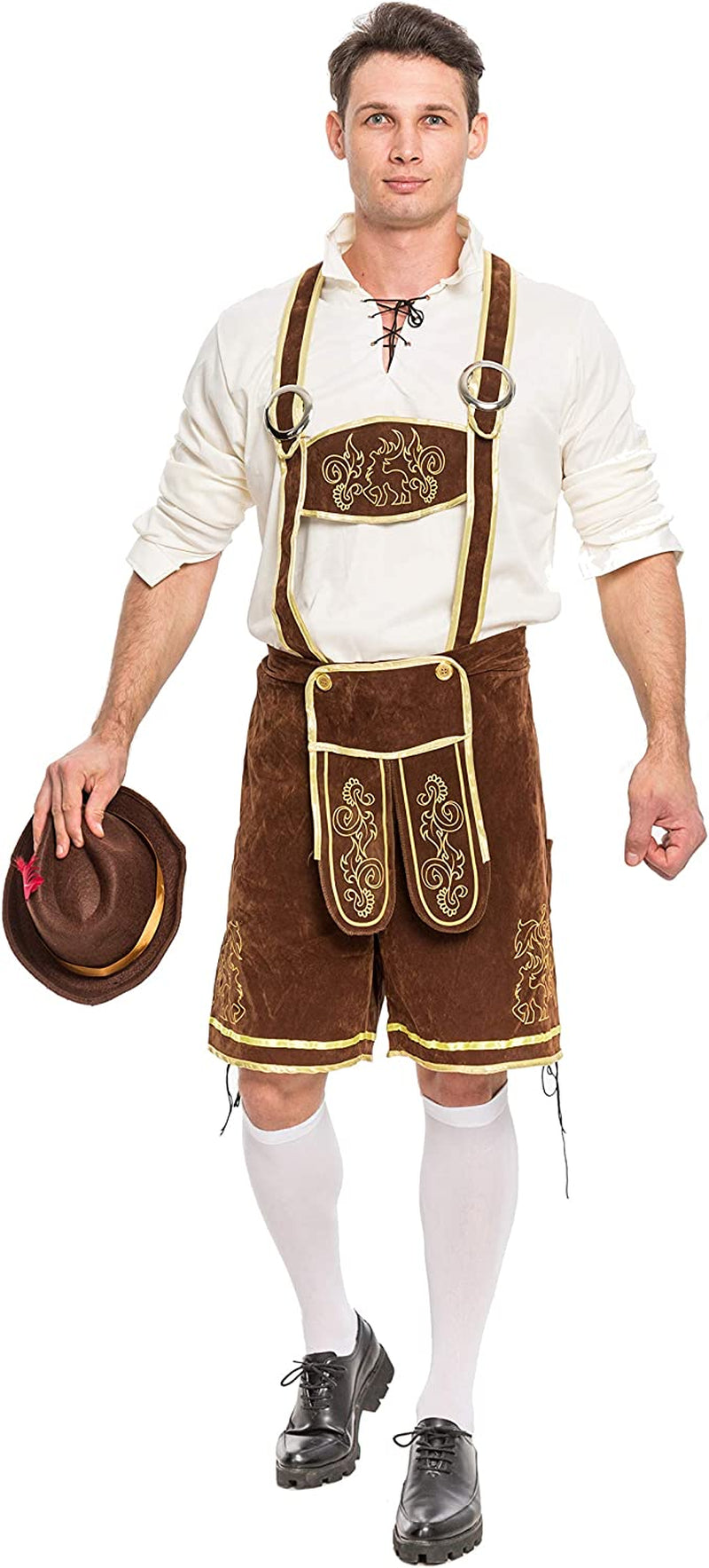 Spooktacular Creations Men’S German Bavarian Oktoberfest Costume Set for Halloween Dress up Party and Beer Festival  Spooktacular Creations   