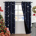 Lofus Thermal Insulated Blackout Curtains for Bedroom 3 Layer Full Room Darkening Noise Reducing Drapes with Black Liner and Grommet Top, 2 Panels,Pink,52 X 45 Inch Home & Garden > Decor > Window Treatments > Curtains & Drapes Lofus Dark Blue-7 W52*L72 