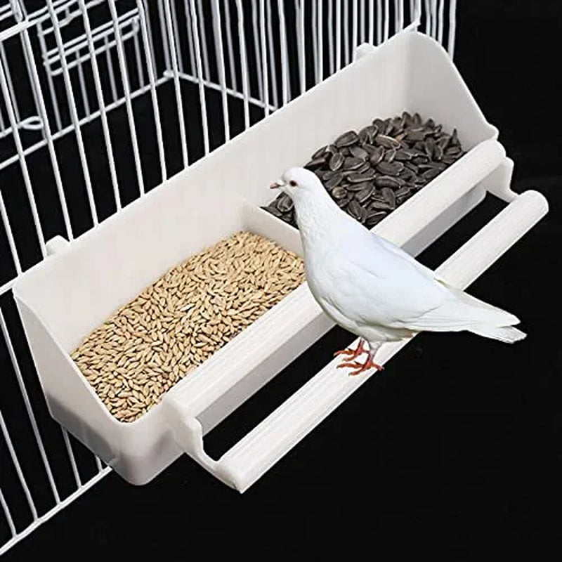 Wpmlady Bird Parrot Feeding Cups, Bird Cage Food Cup, Bird Cage Feeder, Bird Feeding Cups, Bird Bowls for Cage, Plastic Hanging Cups for Small Birds Pigeons Parakeet 4-Pack Animals & Pet Supplies > Pet Supplies > Bird Supplies > Bird Cage Accessories > Bird Cage Food & Water Dishes Wpmlady   
