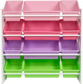 Honey-Can-Do Kids Toy Organizer and Storage Bins, Natural/Primary Home & Garden > Household Supplies > Storage & Organization Honey-Can-Do Pastel  