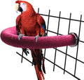 Rypet Parrot Perch Rough-Surfaced - Quartz Sands Bird Cage Perches for Medium to Large Bird, U Shape Large Animals & Pet Supplies > Pet Supplies > Bird Supplies RYPET Large bird perch(Red)  
