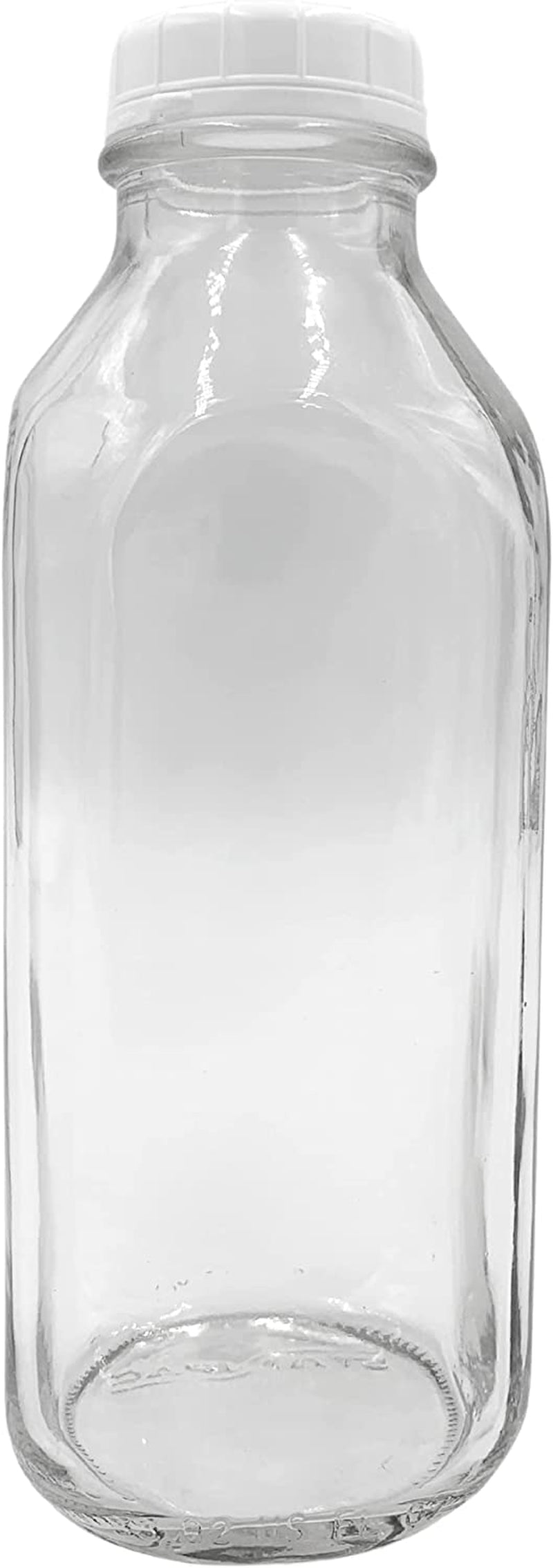 The Dairy Shoppe Heavy Glass Milk Bottles 33.8 Oz Jugs with Extra Lids & NEW Pour Spout! (2, 33.8 Oz) Home & Garden > Decor > Decorative Jars The Dairy Shoppe 1 33.8 oz 