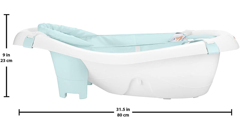 Fisher-Price 4-In-1 Sling 'N Seat Tub – Pacific Pebble, Convertible Baby to Toddler Bath Tub with Support and Seat Sporting Goods > Outdoor Recreation > Fishing > Fishing Rods Fisher-Price   