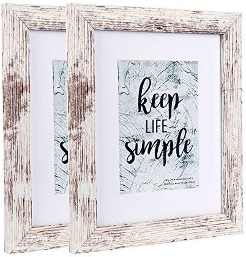 Kennethan 11X14 White Picture Frame - Made to Display Pictures 8X10 with Mat or 11X14 without Mat - Wide Molding - Wall Mounting Material Included… Home & Garden > Decor > Picture Frames kennethan Rotten White 8x10"-2Pack 