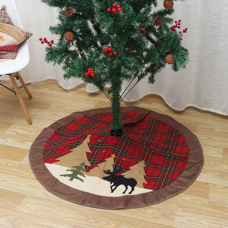 Christmas Tree Skirt with LED, 30.7/ 35.4/ 48Inch White Christmas Tree Skirt, High-End Soft Classic Fluffy Faux Fur Tree Skirt for Xmas Tree Decorations and Ornaments Home & Garden > Decor > Seasonal & Holiday Decorations > Christmas Tree Skirts Novashion 41.3"  