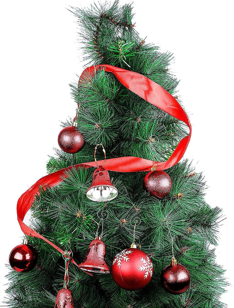 Cedilis 300 Pack Swirl Christmas Ornaments Hooks, Stainless Steel Christmas Tree Hanger, Christmas Stocking Hooks Great for Christmas Tree Decoration, Silver Home & Garden > Decor > Seasonal & Holiday Decorations Cedilis   